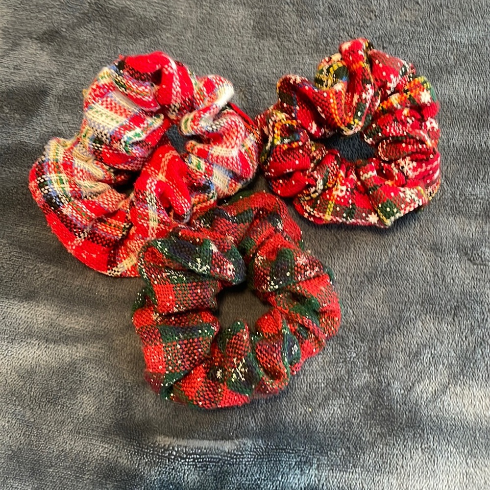 3 Pack of Christmas Scrunchies